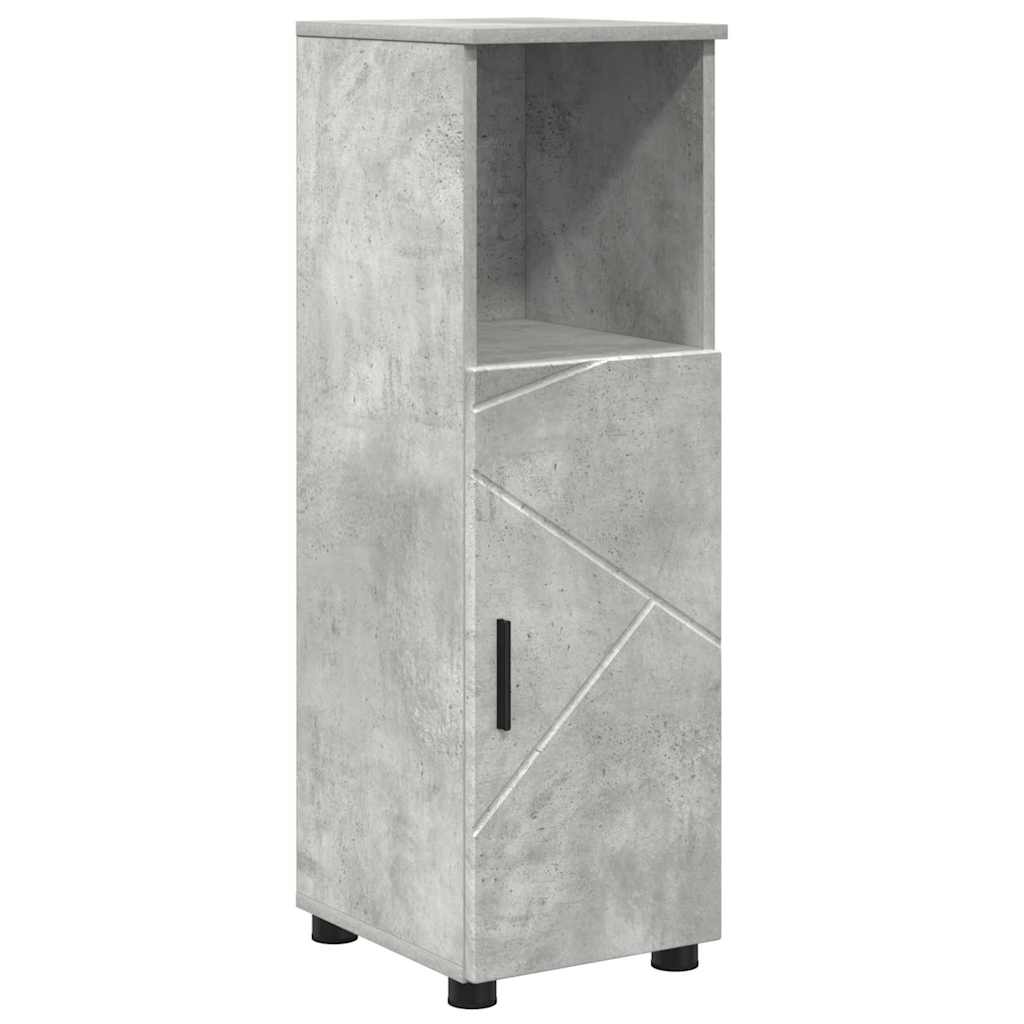Bathroom Furniture Set Wall-mounted 4 pcs Concrete Grey