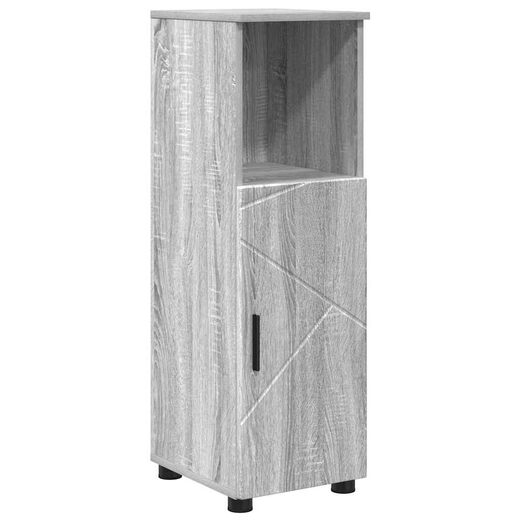 Bathroom Furniture Set 4 pcs Grey Sonoma 61 x 35 x 64 cm