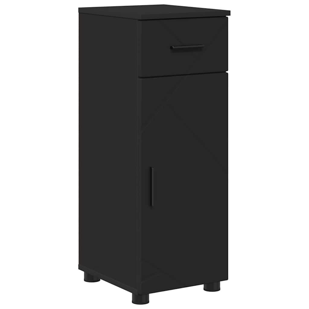 Bathroom Furniture Set 4 pcs Black 61 x 35 x 64 cm