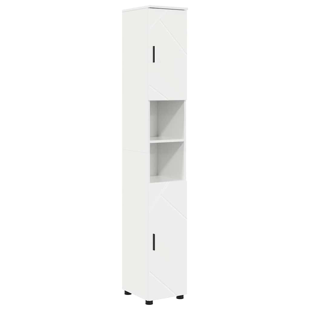 Bathroom Furniture Set Wall-mounted 5 pcs High Gloss White