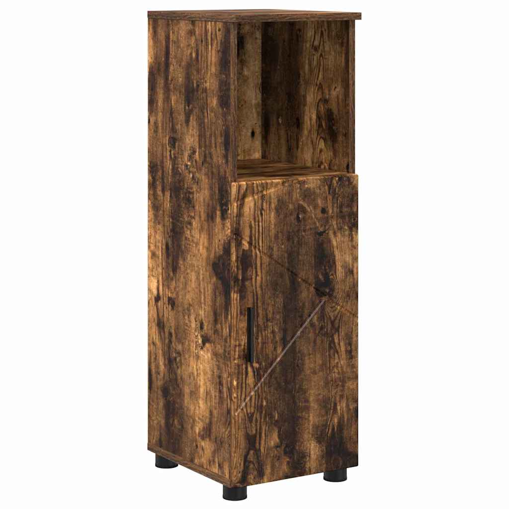 Bathroom Furniture Set 5 pcs Smoked Oak 61 x 35 x 64 cm