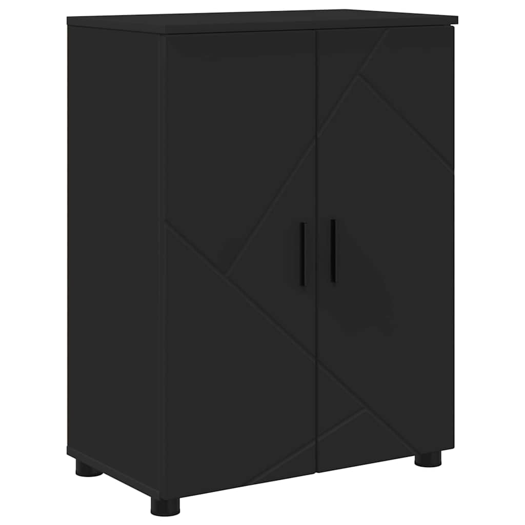Bathroom Furniture Set 4 pcs Black 61 x 35 x 64 cm