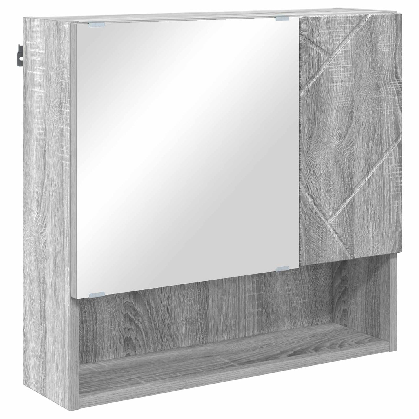 Bathroom Furniture Set 4 pcs Grey Sonoma 61 x 35 x 64 cm