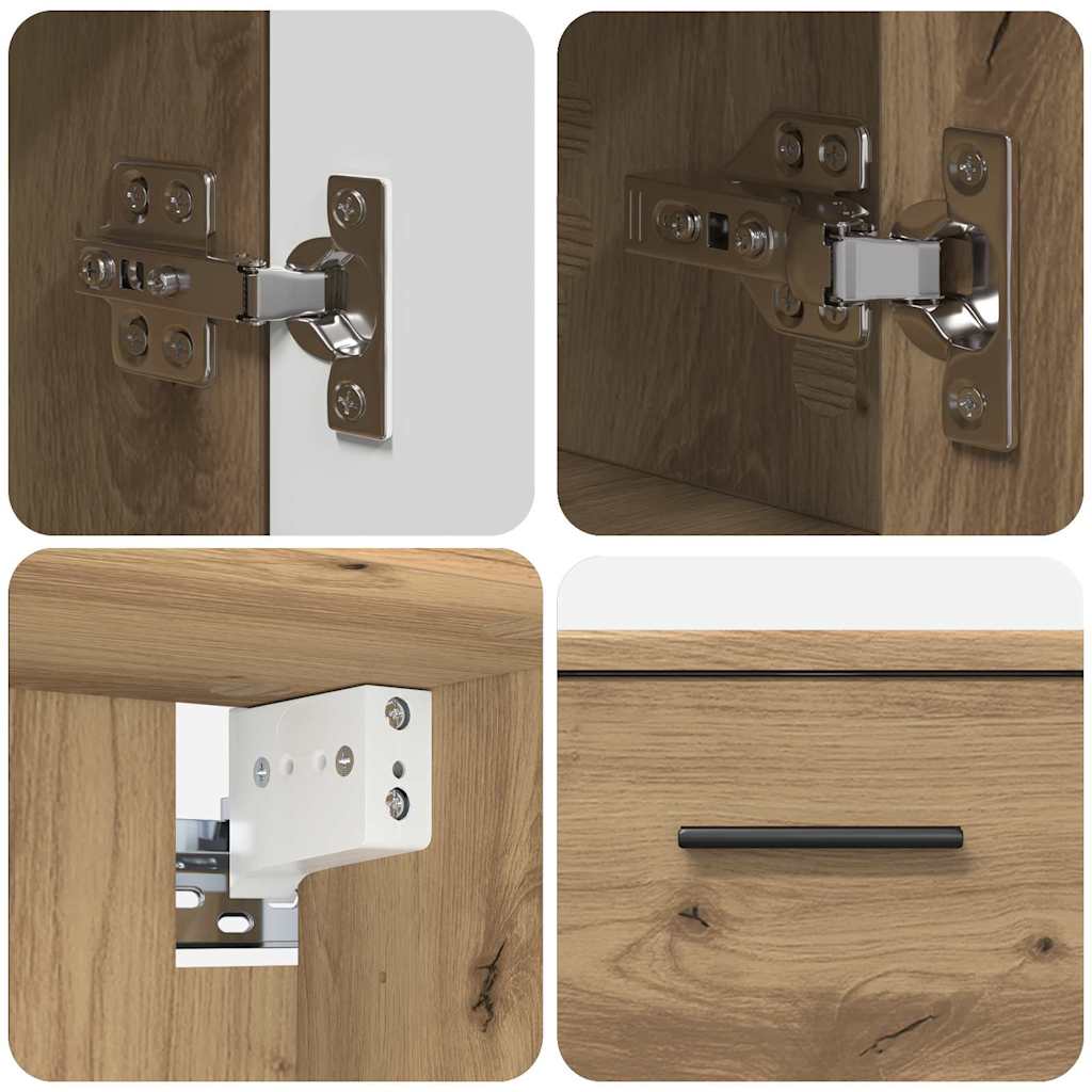 Bathroom Furniture Set 2 pcs Artisan Oak
