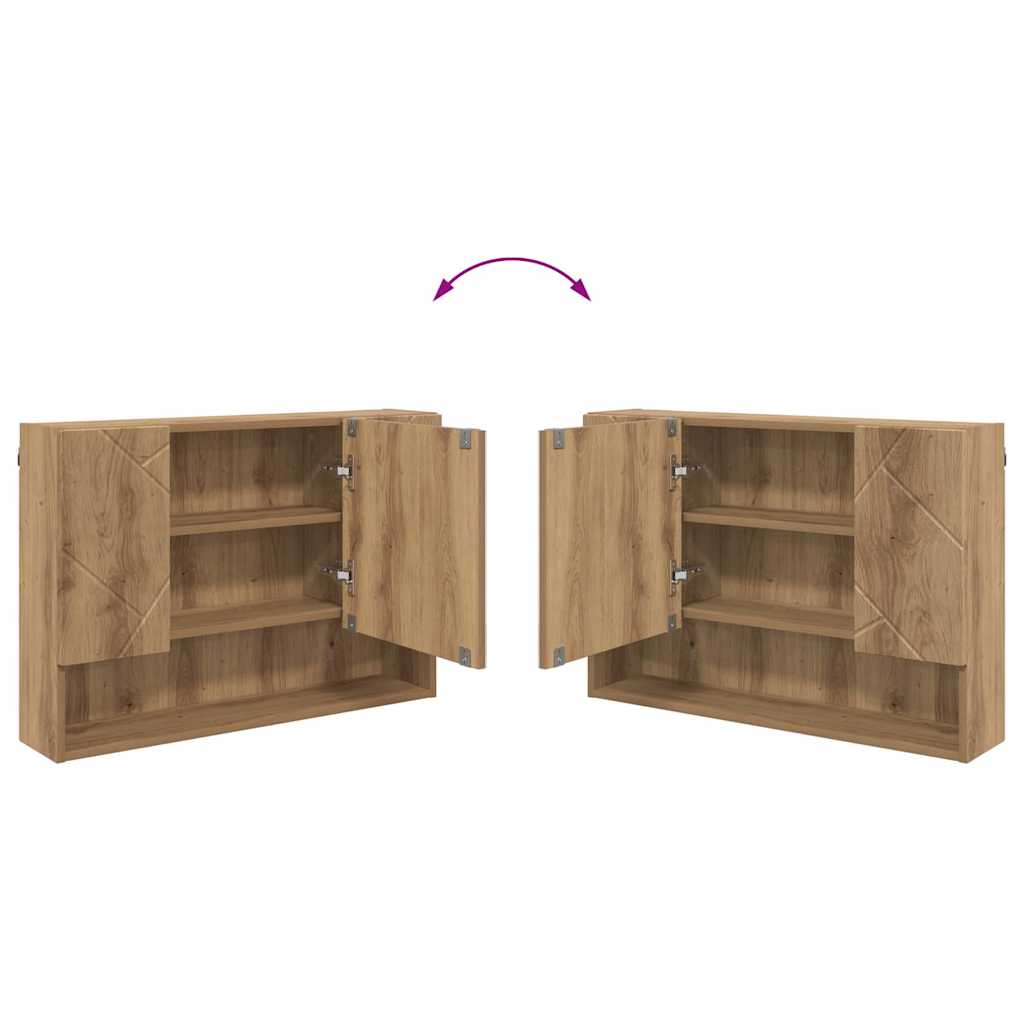 Bathroom Furniture Set 2 pcs Artisan Oak