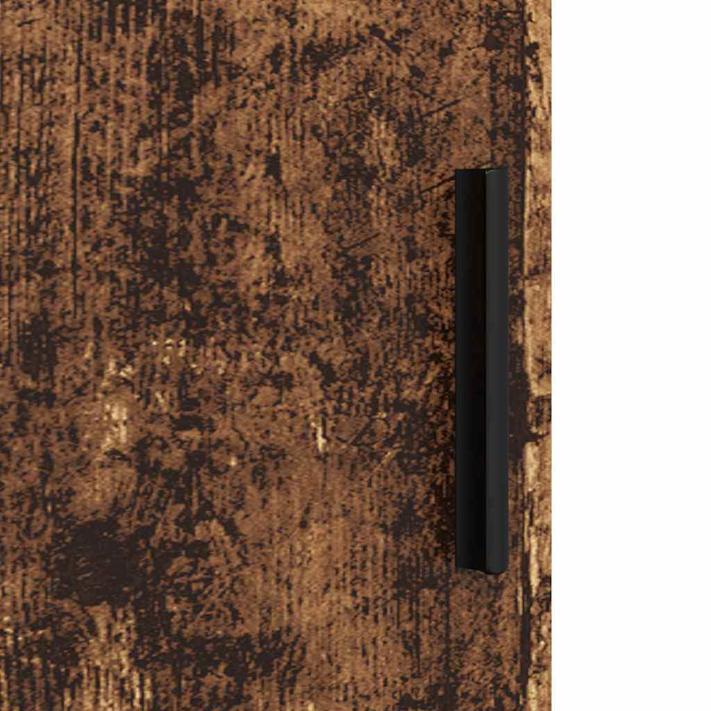 Bathroom Furniture Set 3 pcs Old Wood Engineered Wood and Metal