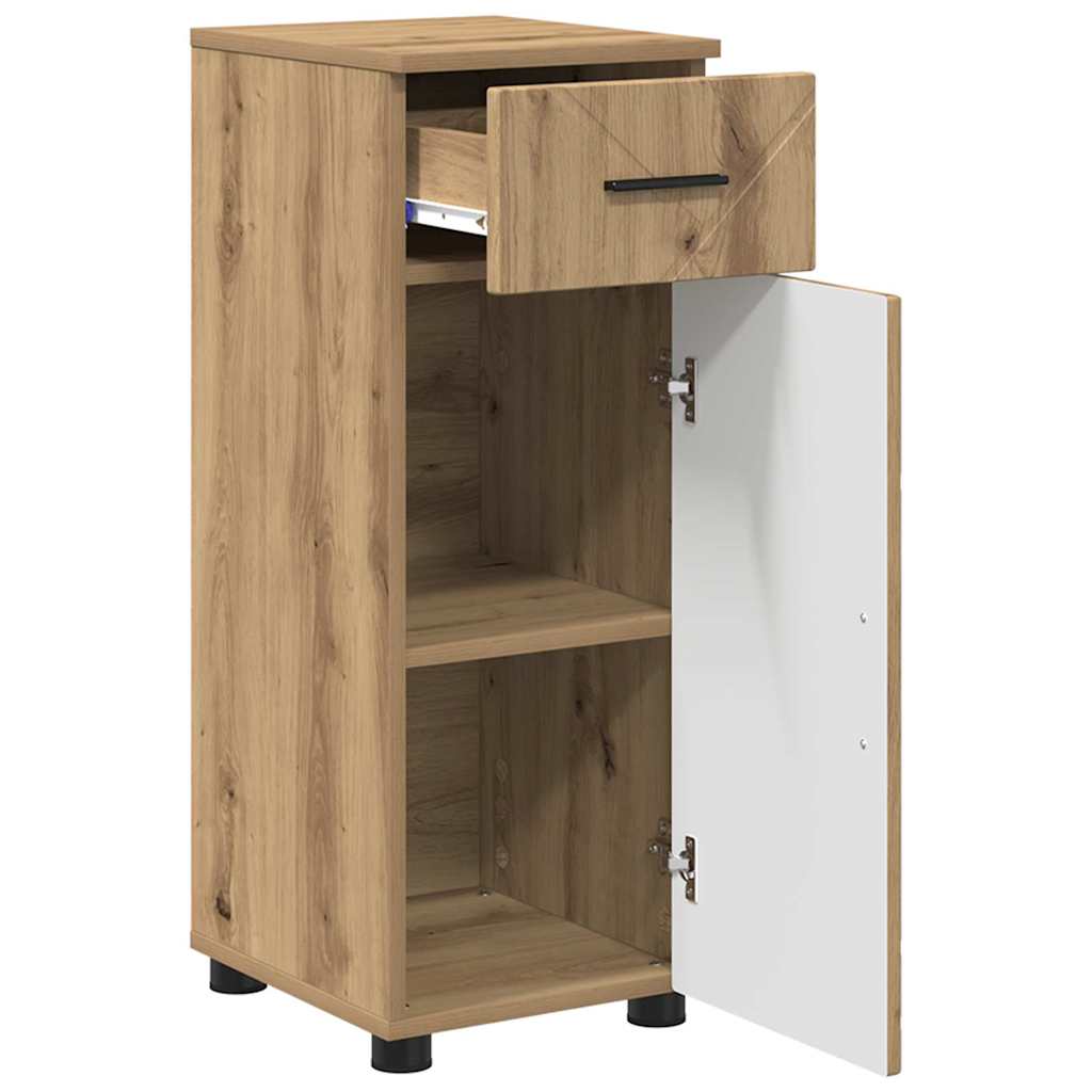 Bathroom Furniture Set 3 pcs Artisan Oak
