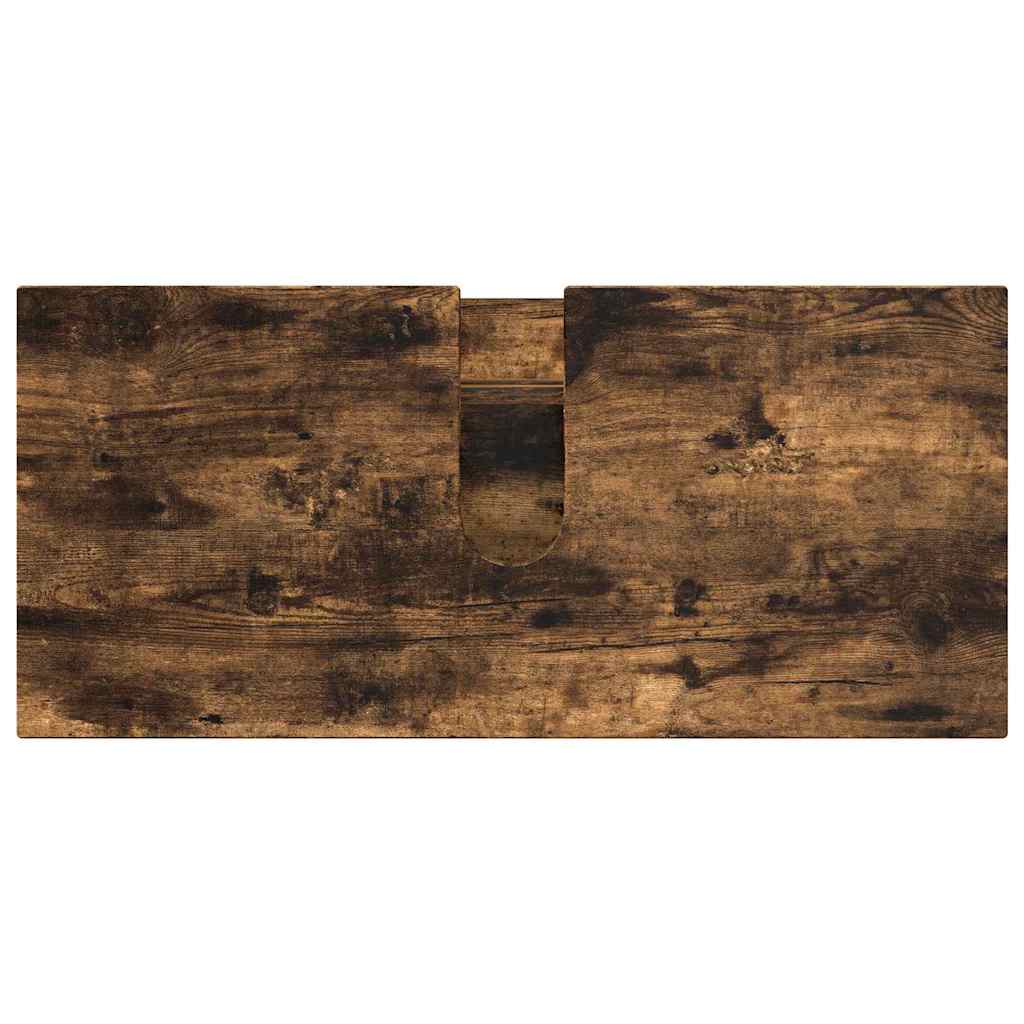 Bathroom Furniture Set 5 pcs Smoked Oak