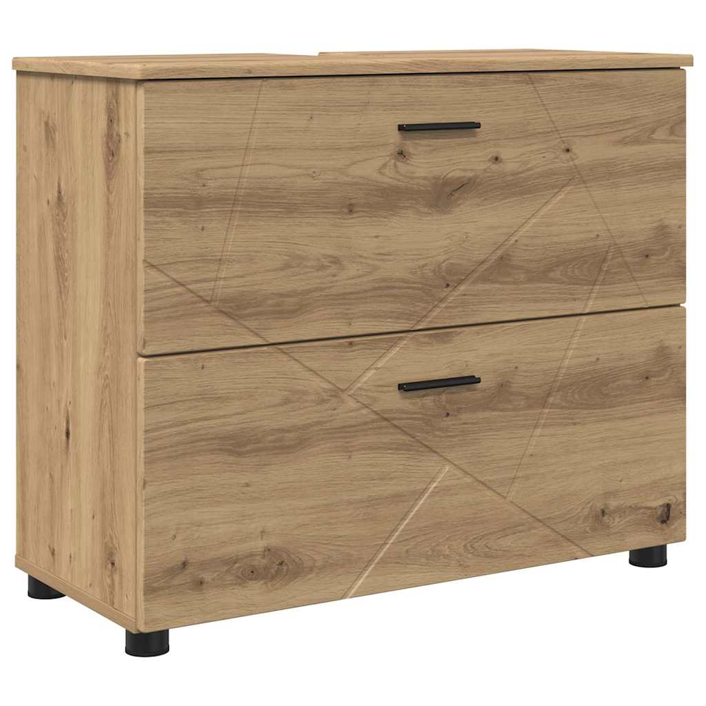 Bathroom Furniture Set 5 pcs Artisan Oak