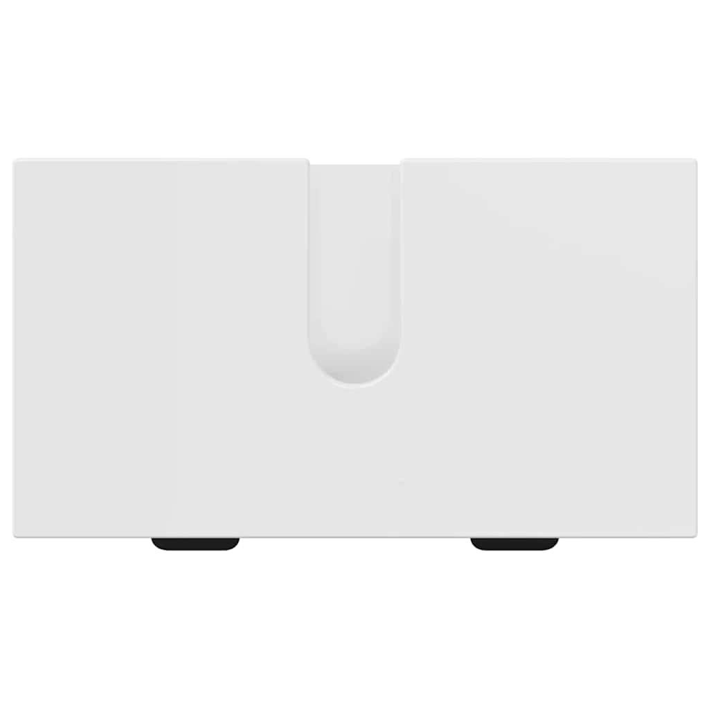 Bathroom Furniture Set 3 pcs High gloss white Engineered wood