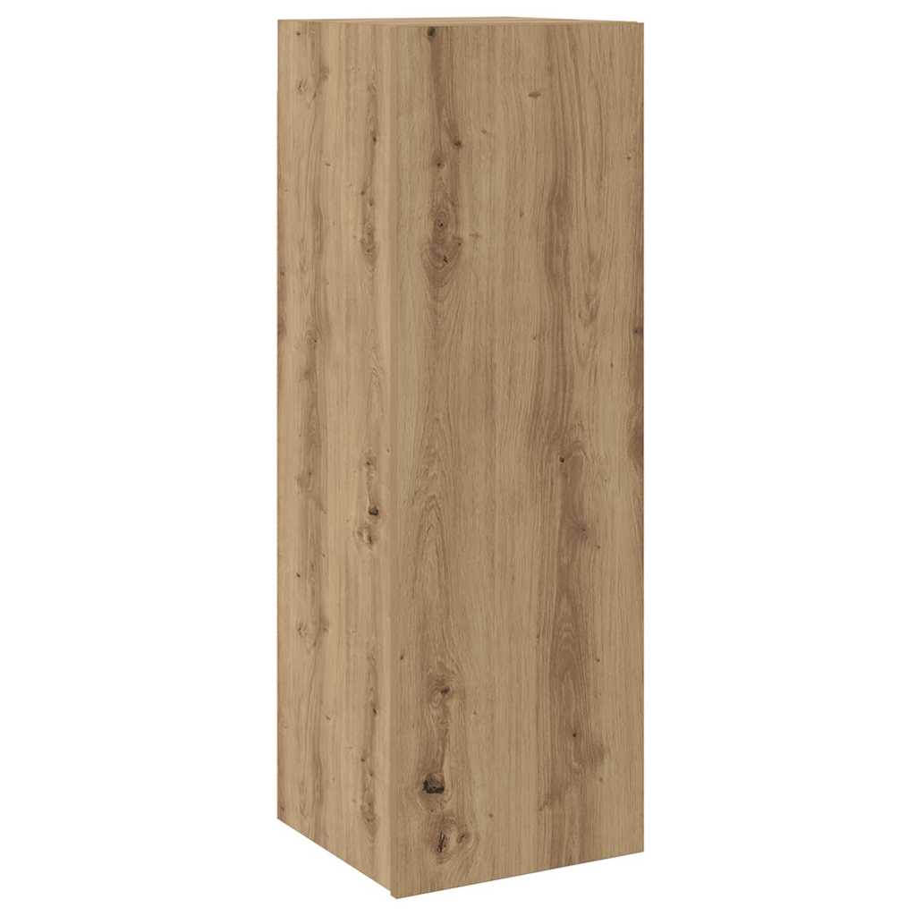 TV Cabinet Set 8 pcs Artisan Oak Engineered Wood