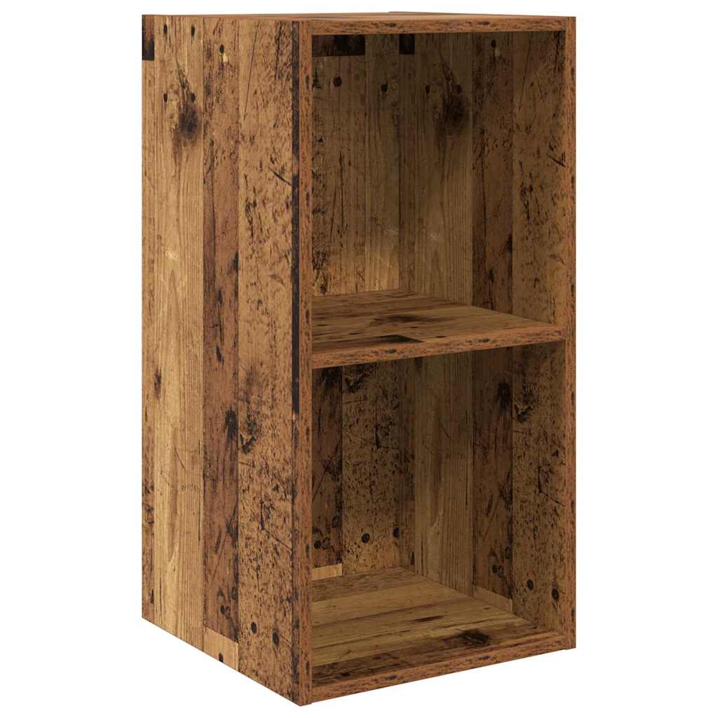 TV Cabinet Set Wall-mounted 4 pcs Old Wood Engineered Wood