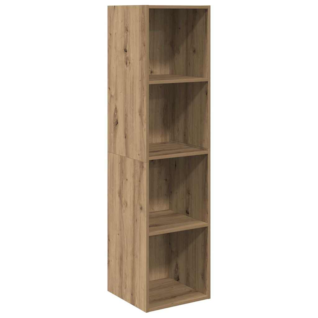 TV Cabinet Set Wall-mounted 4 pcs Artisan Oak Engineered Wood