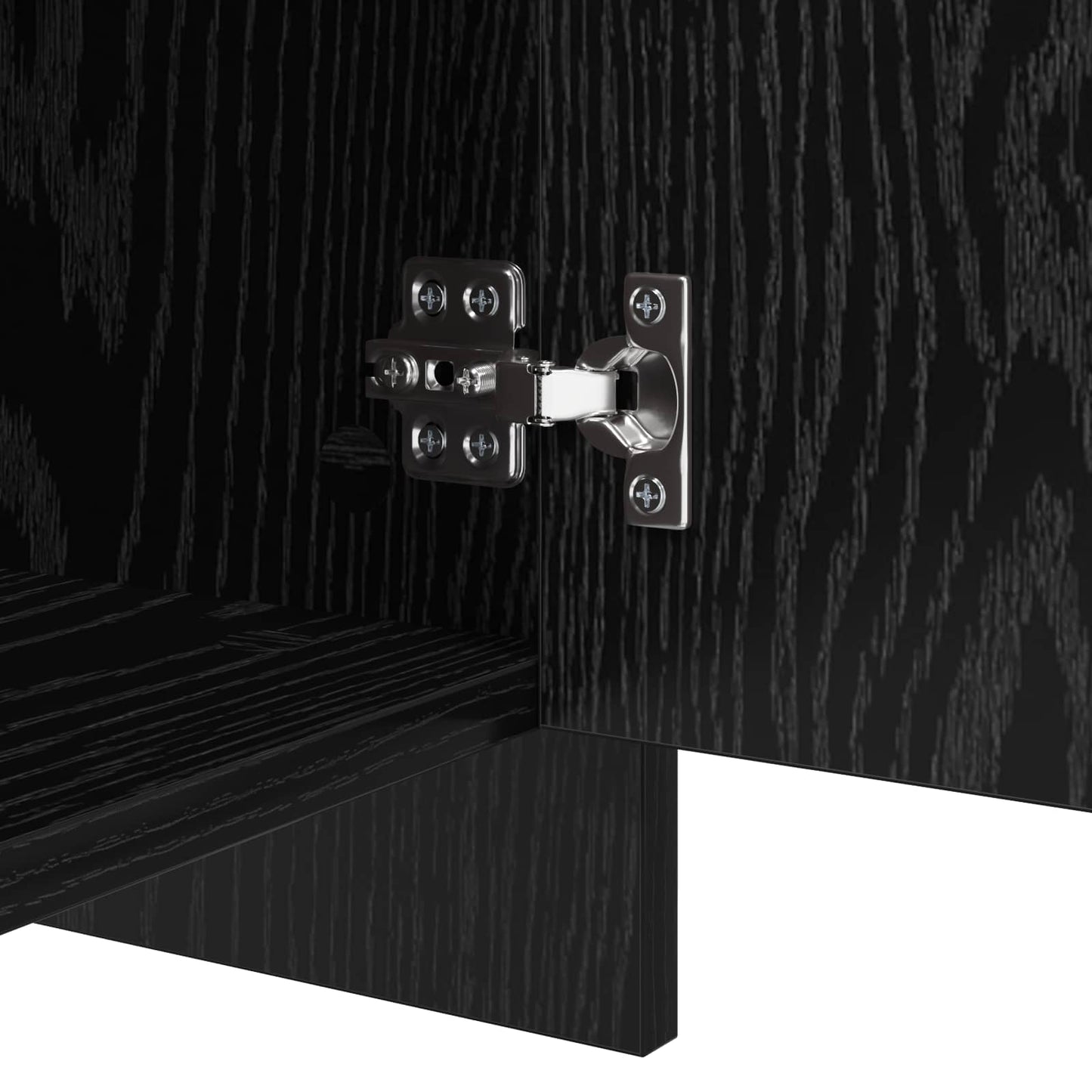 Sideboard 2 pcs Black Oak 70 x 41 x 75 cm Engineered Wood