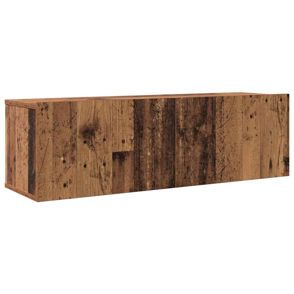 TV Units Wall-mounted 4 pcs Old Wood Engineered wood