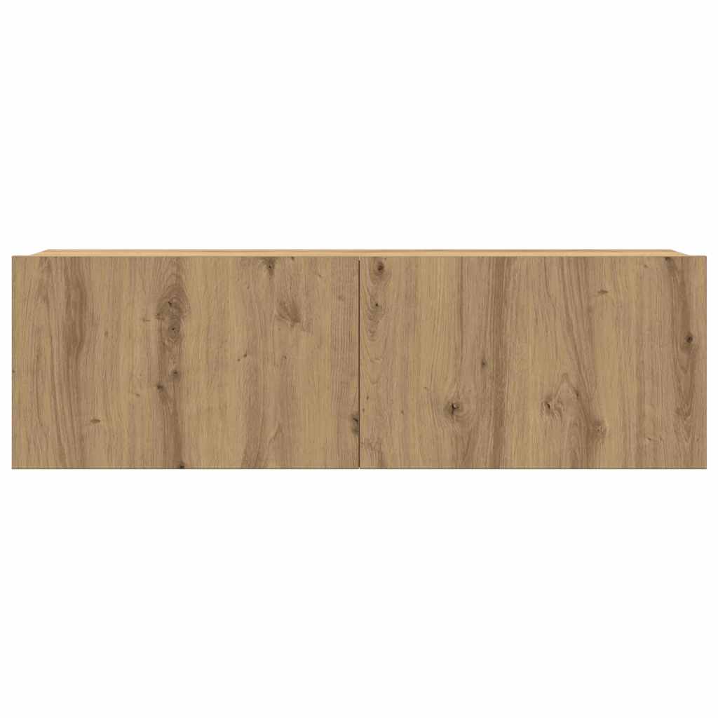 TV Units Wall-mounted 4 pcs Artisan Oak Engineered wood