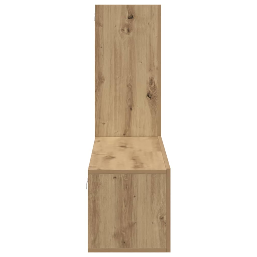 TV Cabinet Set Wall-mounted 3 pcs Artisan Oak Engineered Wood