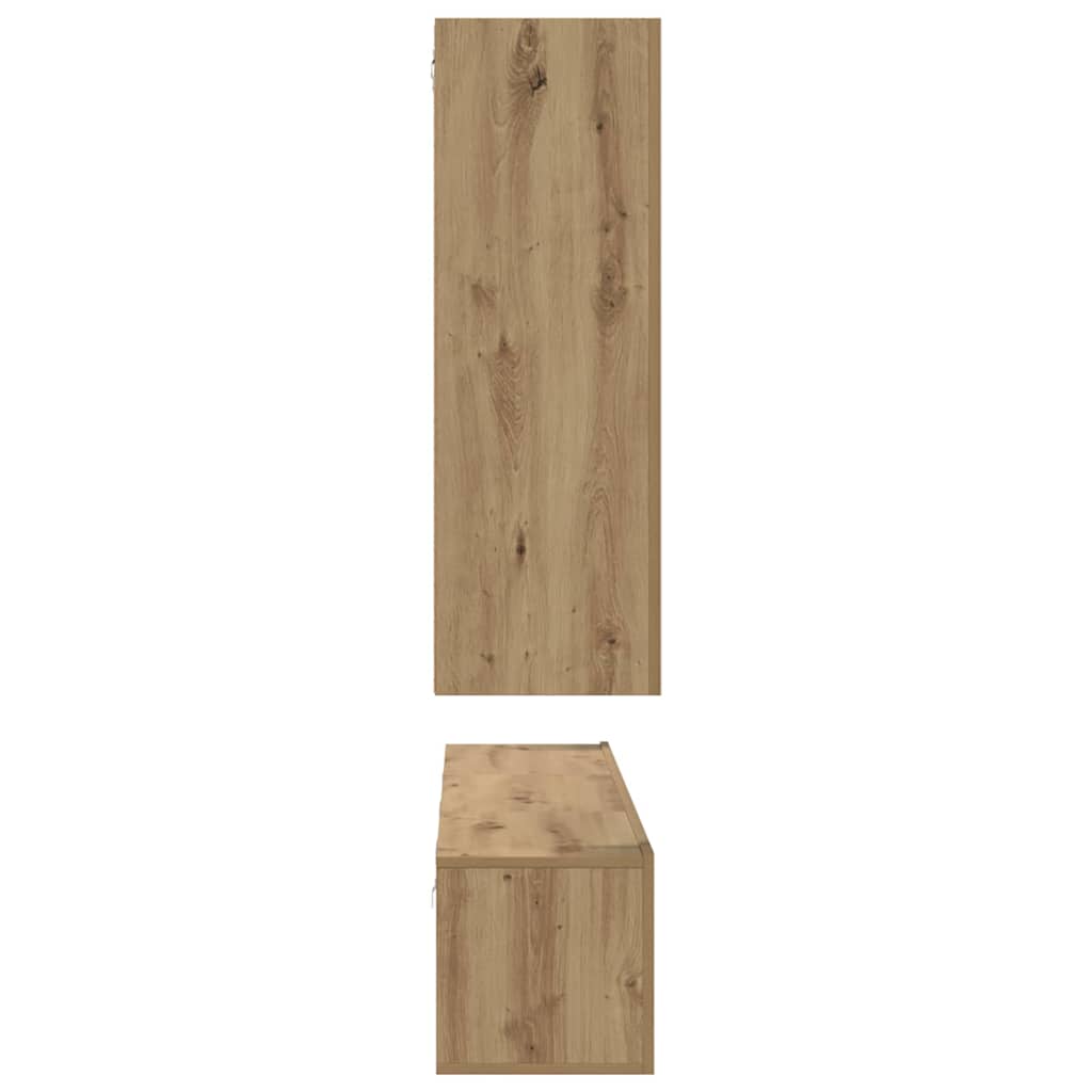 TV Cabinet Set 5 pcs Artisan Oak Engineered Wood