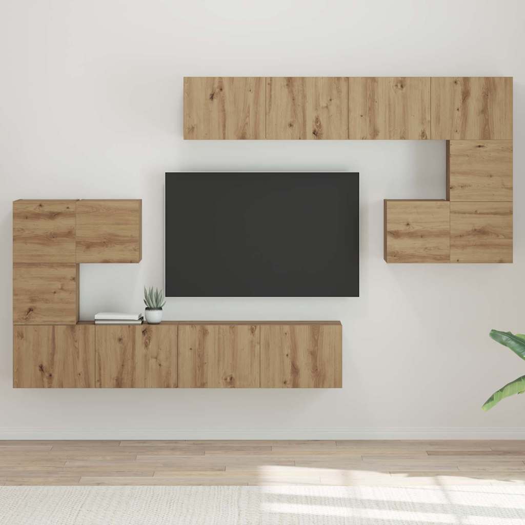 TV Units 4 pcs Artisan Oak Engineered wood