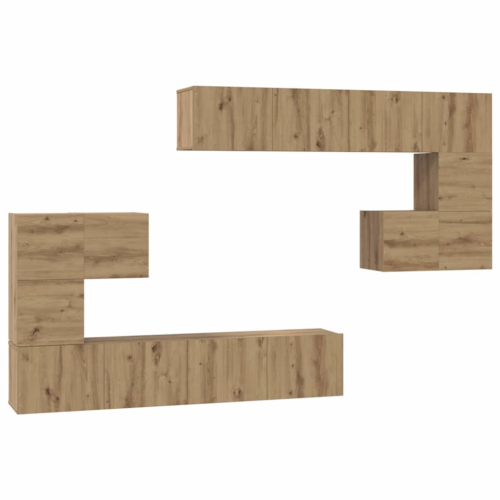 TV Units 4 pcs Artisan Oak Engineered wood