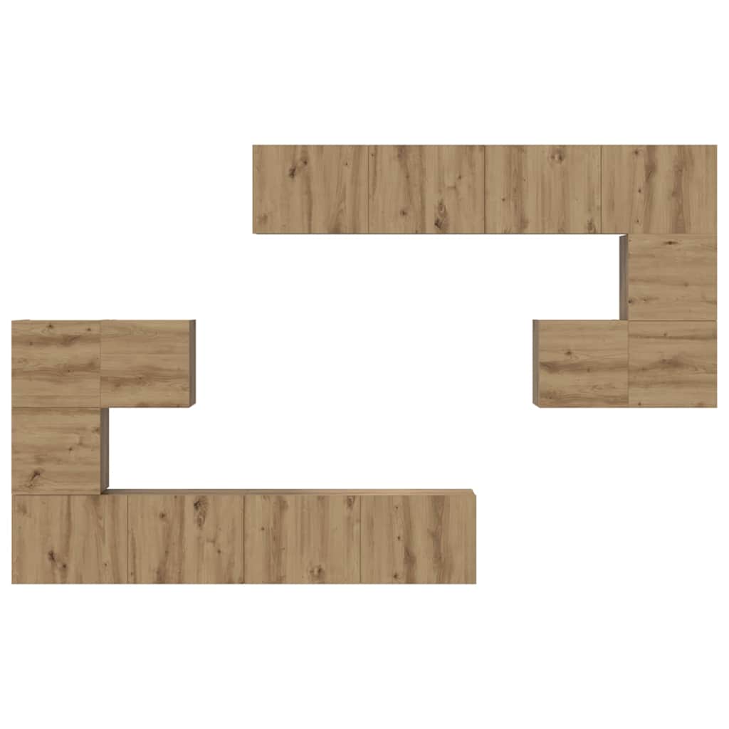 TV Units 4 pcs Artisan Oak Engineered wood