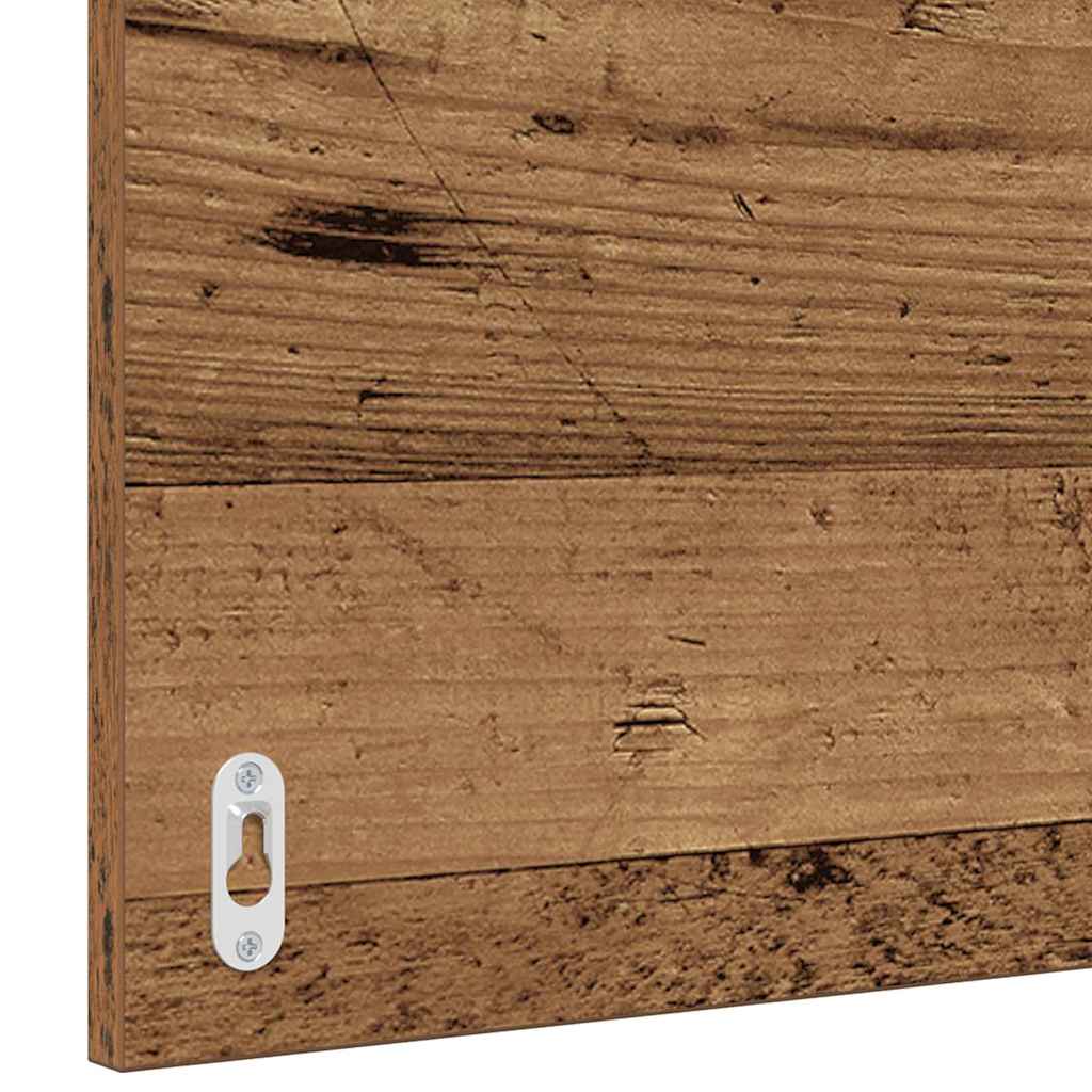 Bathroom Furniture Set 2 pcs Old Wood Engineered Wood