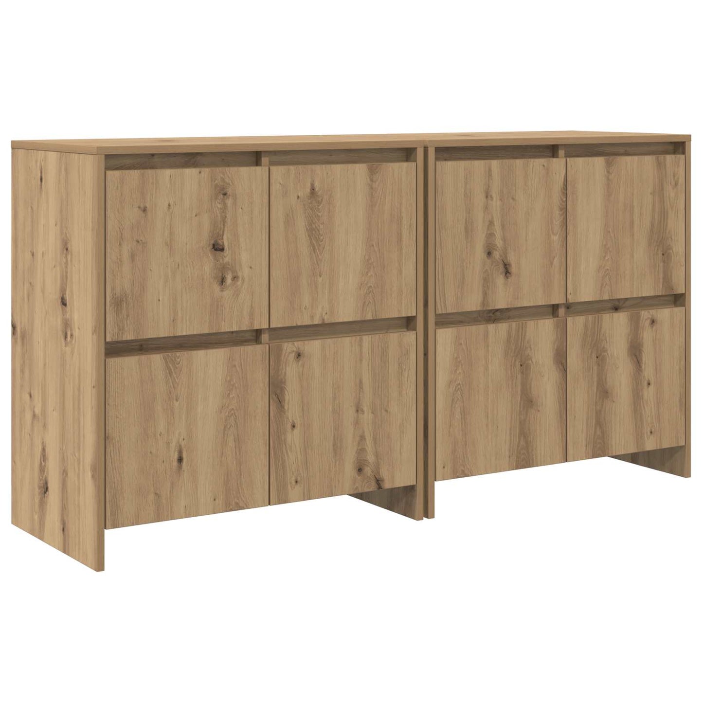 Sideboards 2 pcs Artisan oak 70 x 41 x 75 cm Engineered Wood
