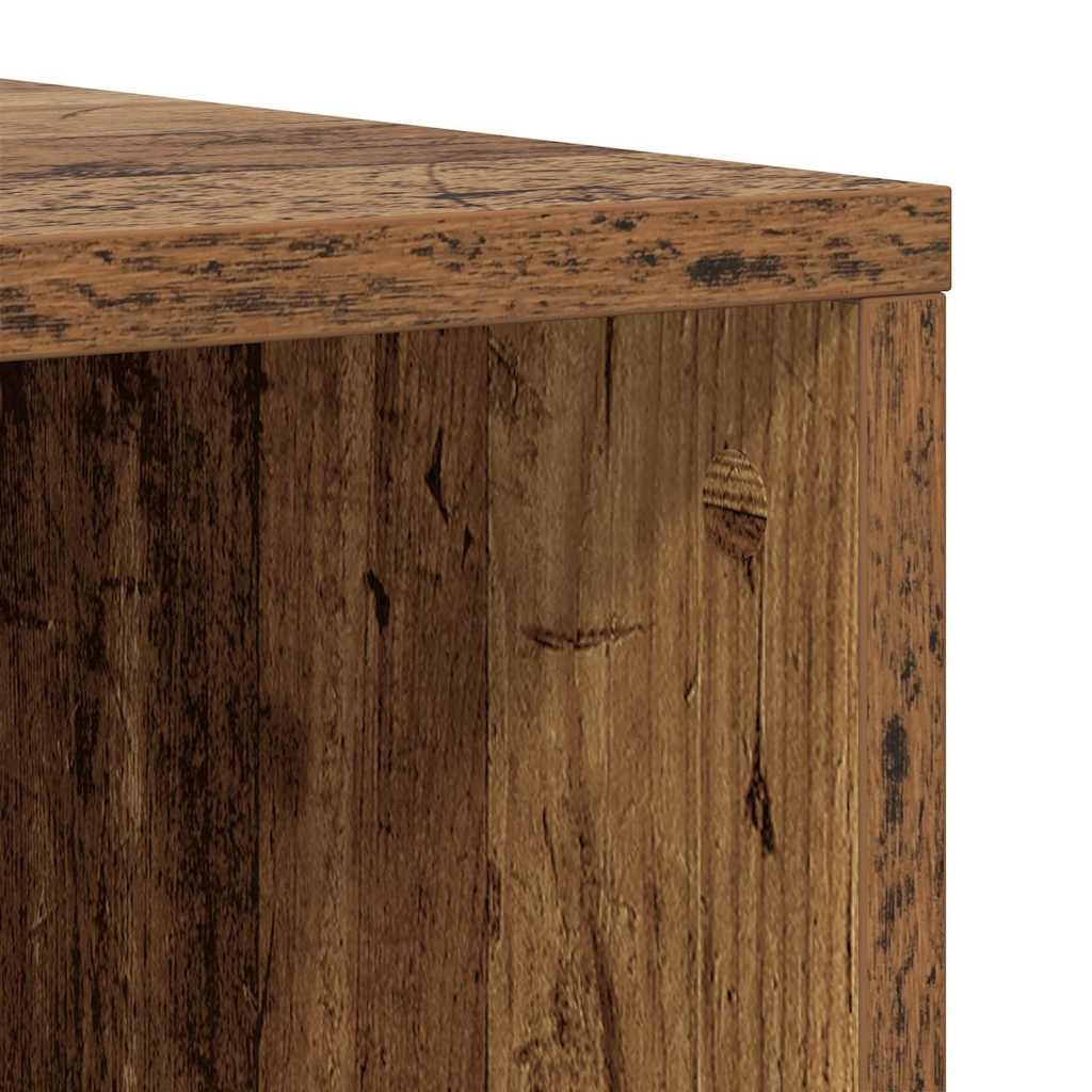 TV Cabinet Set 4 pcs Old Wood 37 x 37 x 72 cm Engineered Wood