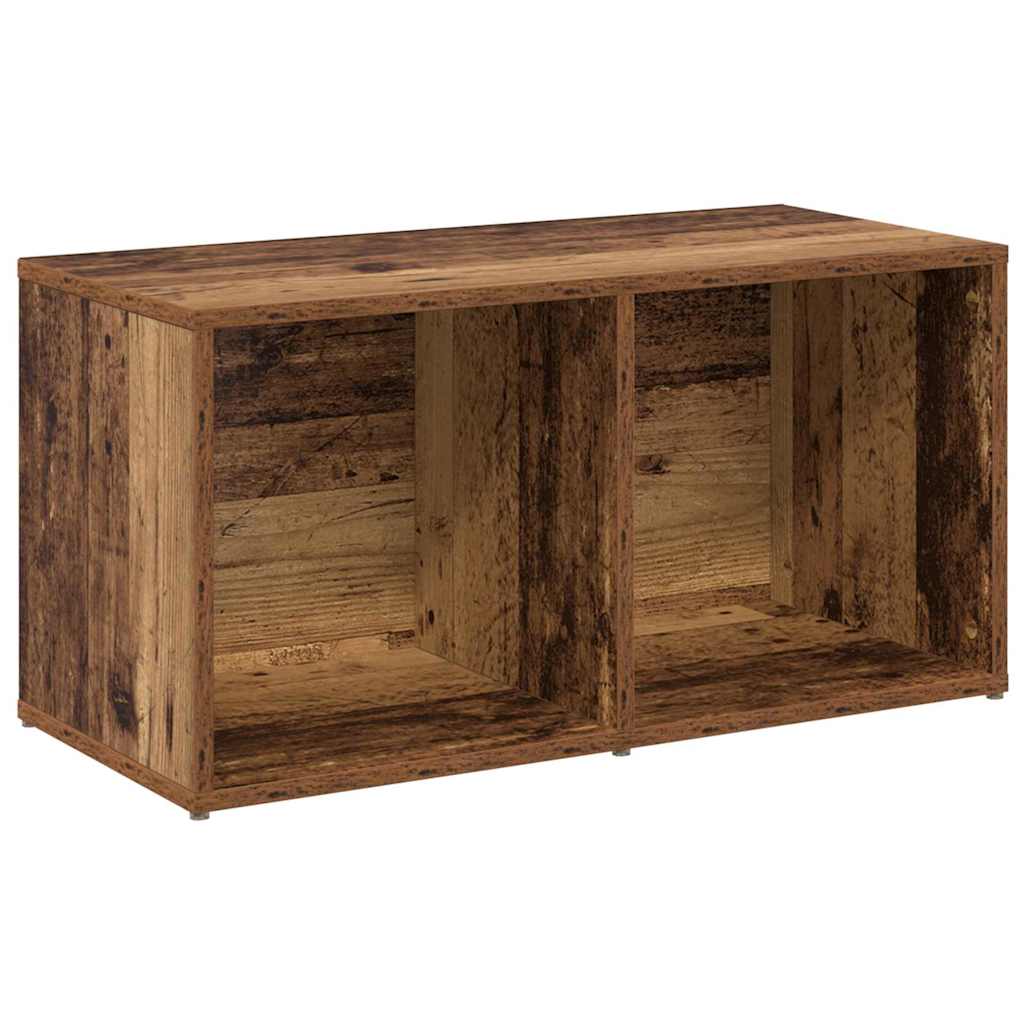 TV Cabinet Set 4 pcs Old Wood 37 x 37 x 72 cm Engineered Wood