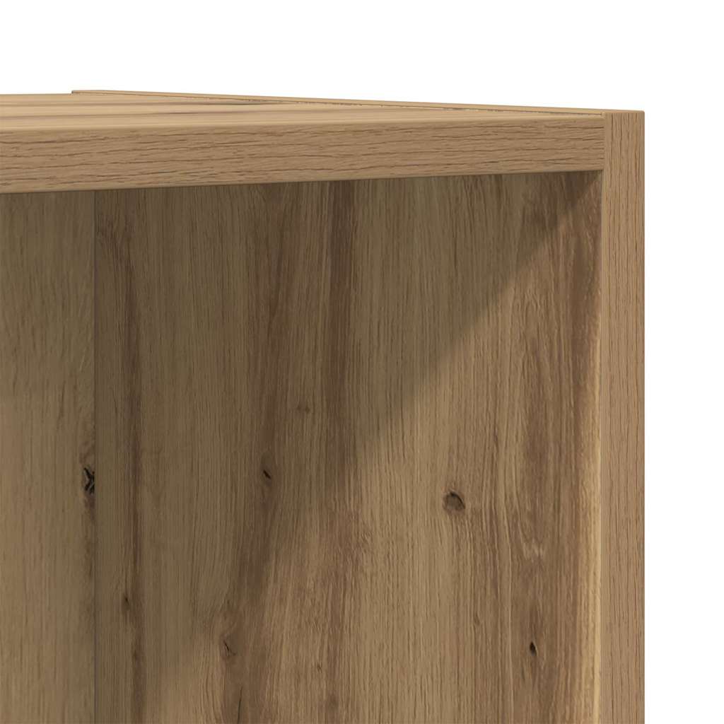 TV Cabinet Set Wall-mounted 4 pcs Artisan Oak 37 x 37 x 107 cm