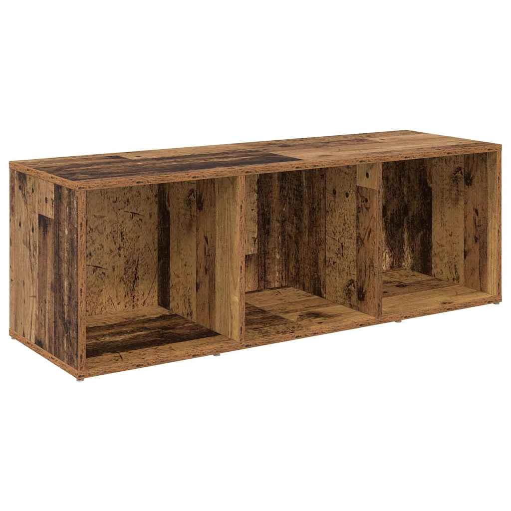 TV Cabinet Set 2 pcs Old Wood 107 x 35 x 37 cm Engineered Wood