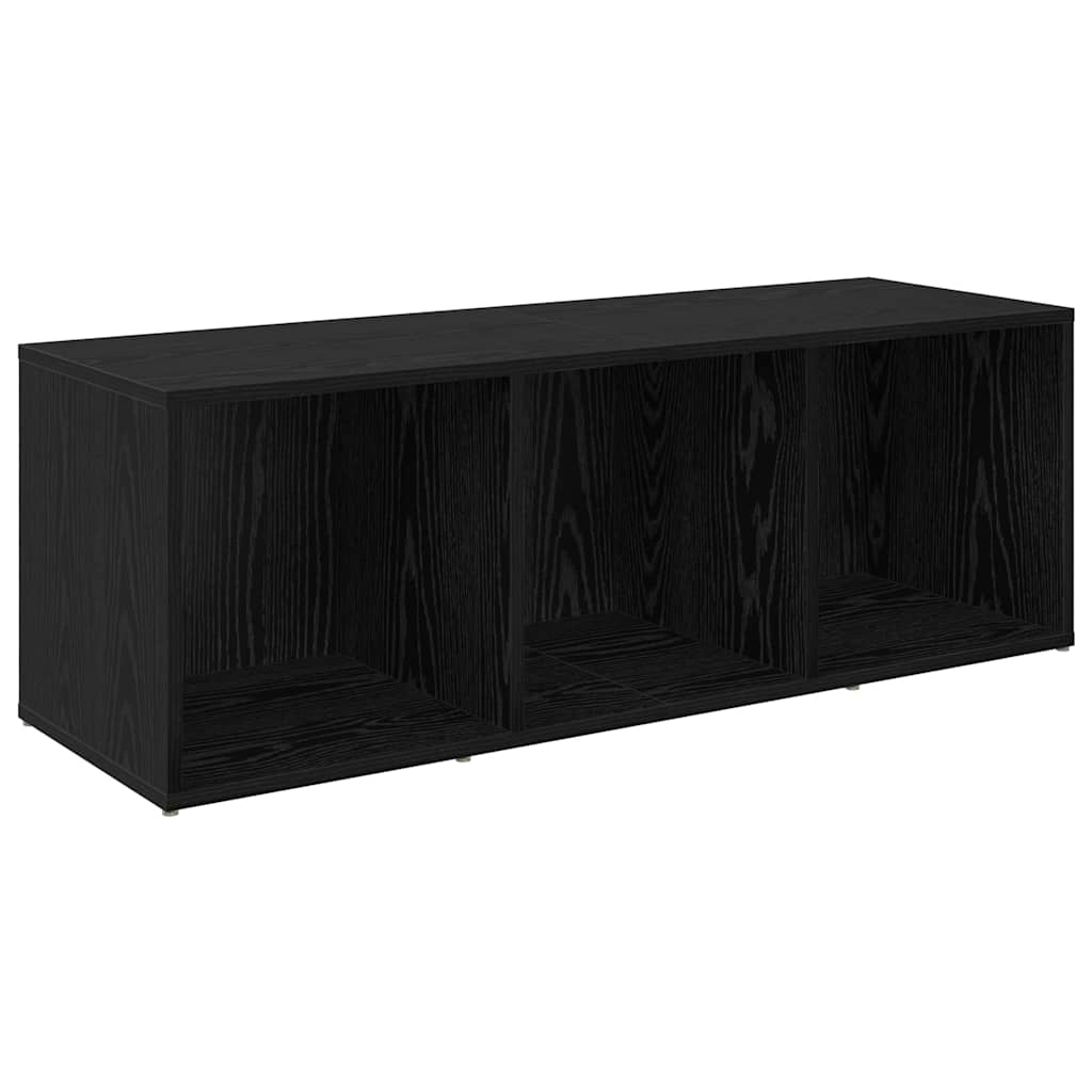 TV Cabinet Set 3 pcs Black Oak 37 x 35 x 107 cm Engineered Wood