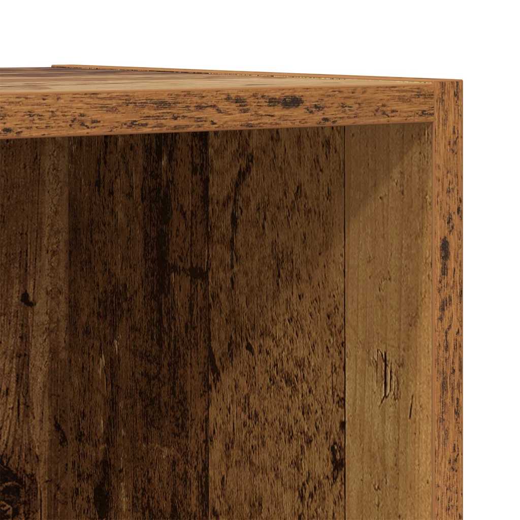 TV Cabinet Set 2 pcs Old Wood 37 x 37 x 107 cm Engineered Wood