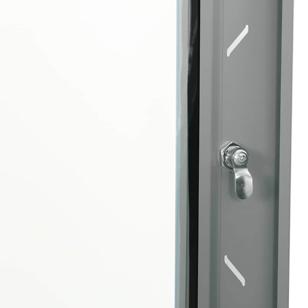 Network Cabinet with Storage Grey 60 x 45 x 65 cm Steel