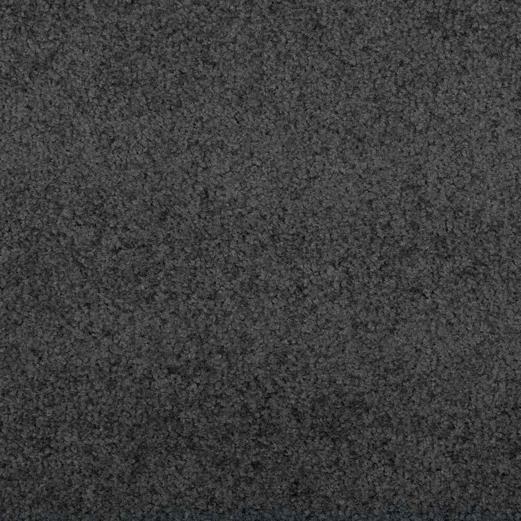 Door Mat Anthracite 80 x 60 x 1.2 cm Teddy Fabric