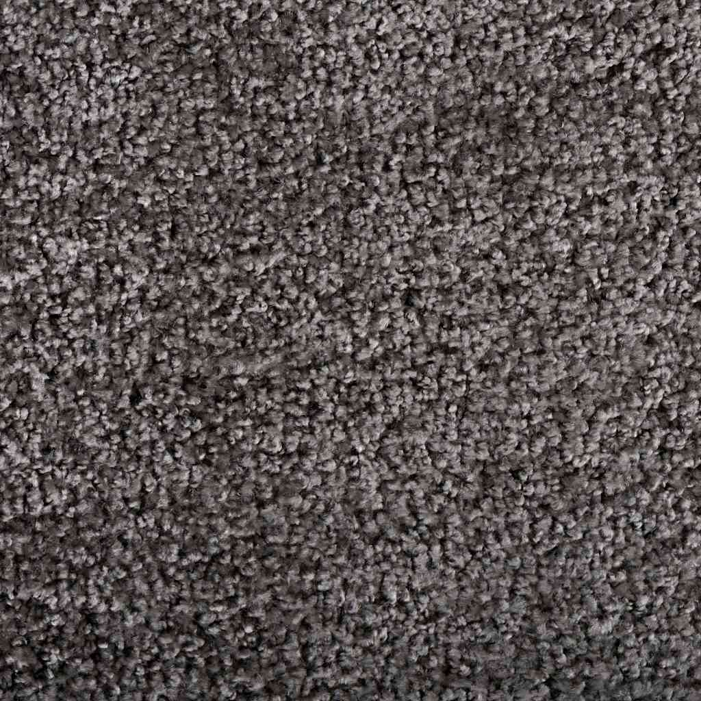 Door Mat Light Grey 120 x 80 x 1.2 cm Teddy Fabric
