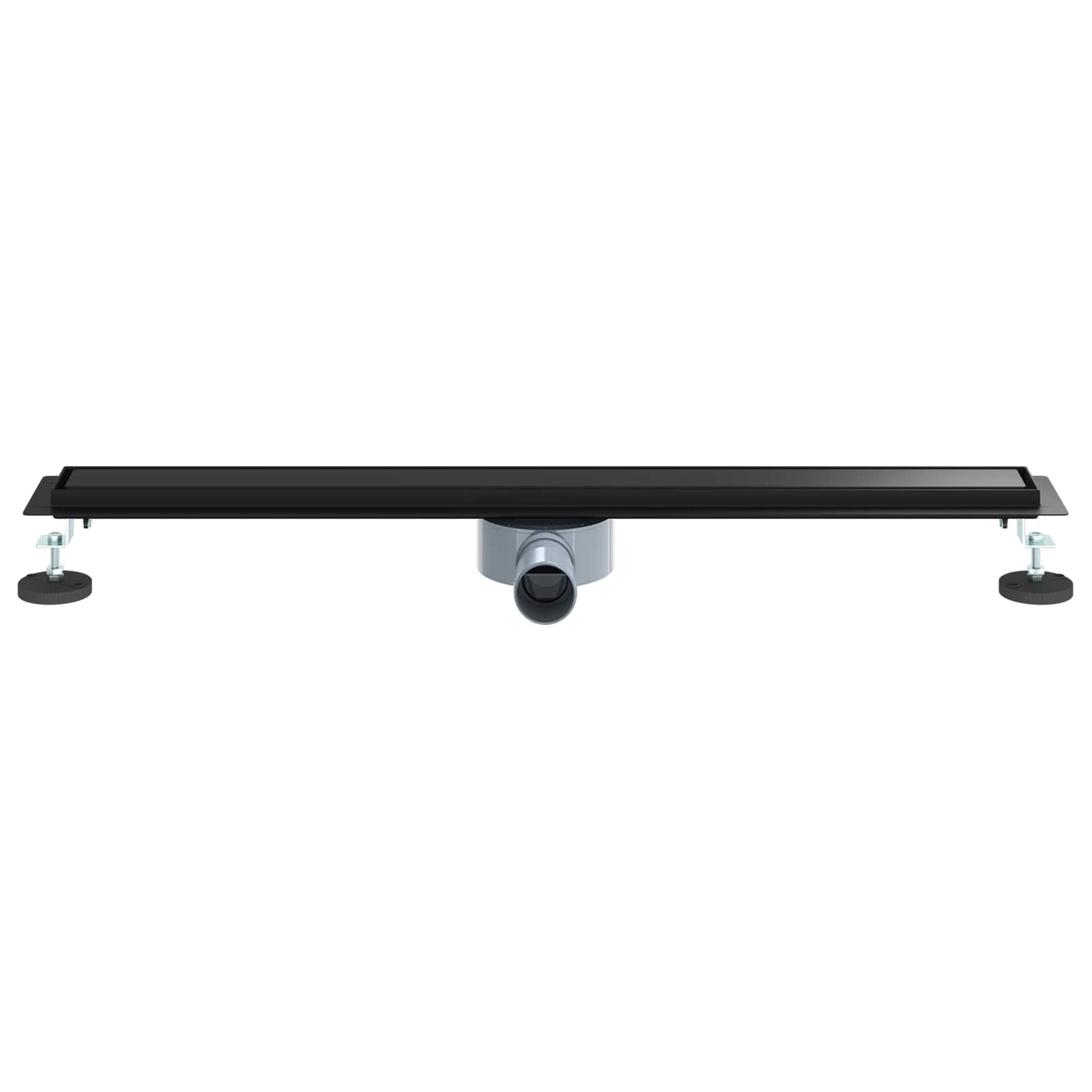 Shower Drain 2-in-1 with 360° Siphon Black 80 cm