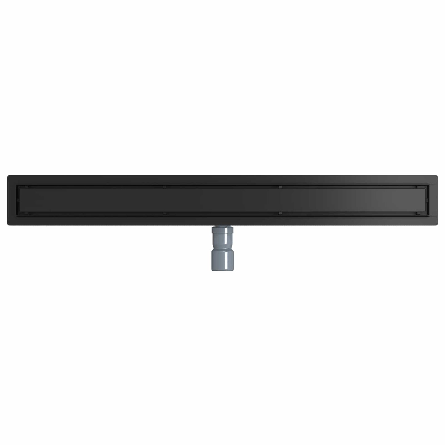 Shower Drain 2-in-1 with 360° Siphon Black 90 cm