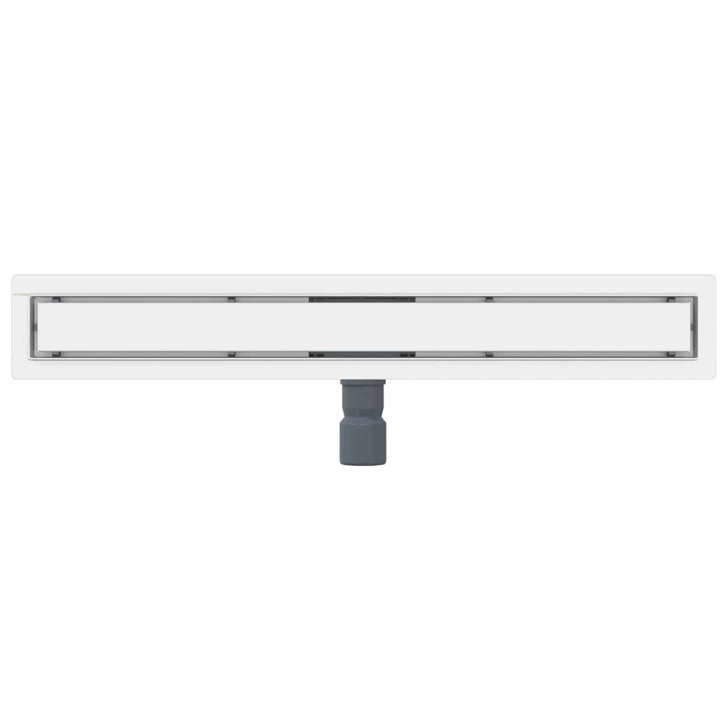 2 in 1 Shower Drain Silver 80 cm Stainless Steel 304