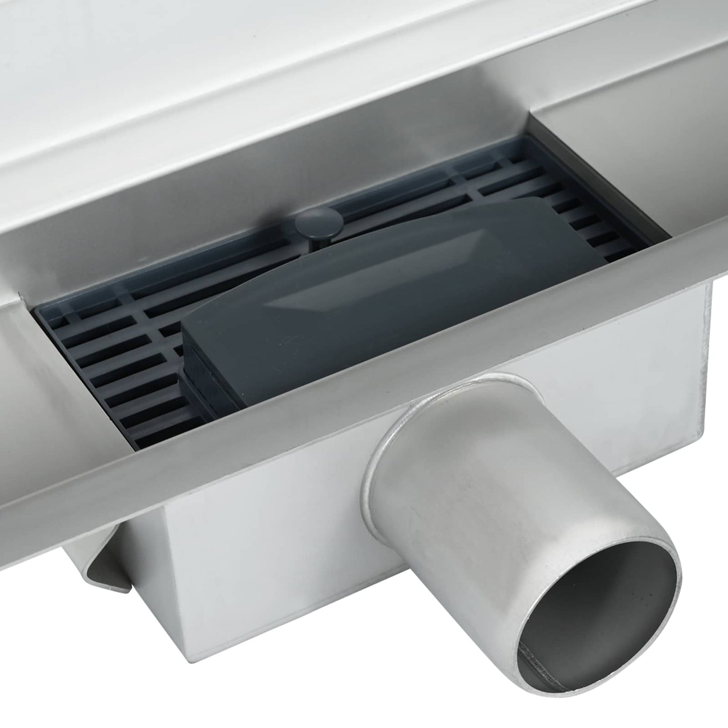 Wall Mounted Shower Drain Silver 70 cm Stainless Steel 304
