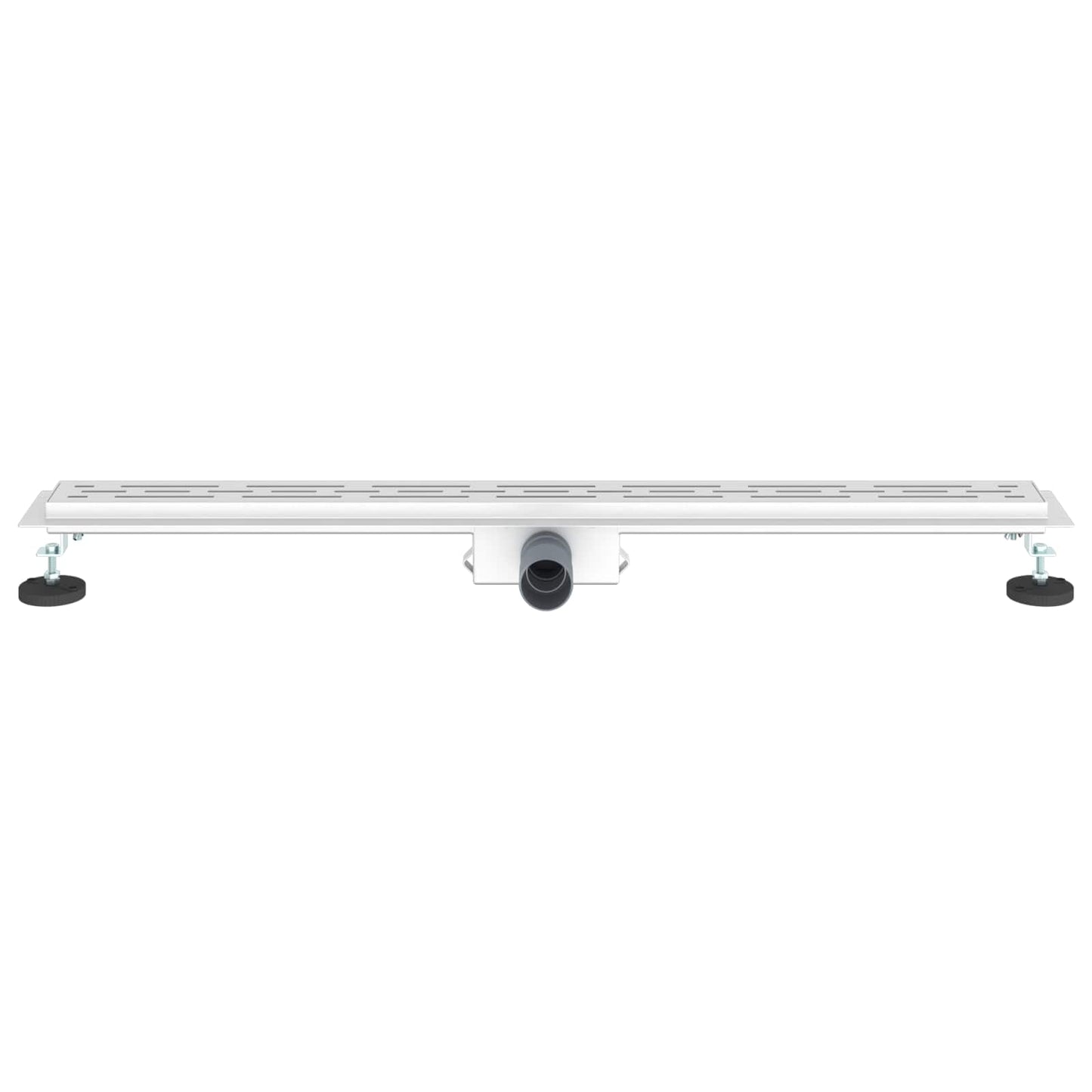 Shower Drain with Line Design Silver 90 cm Stainless Steel 304