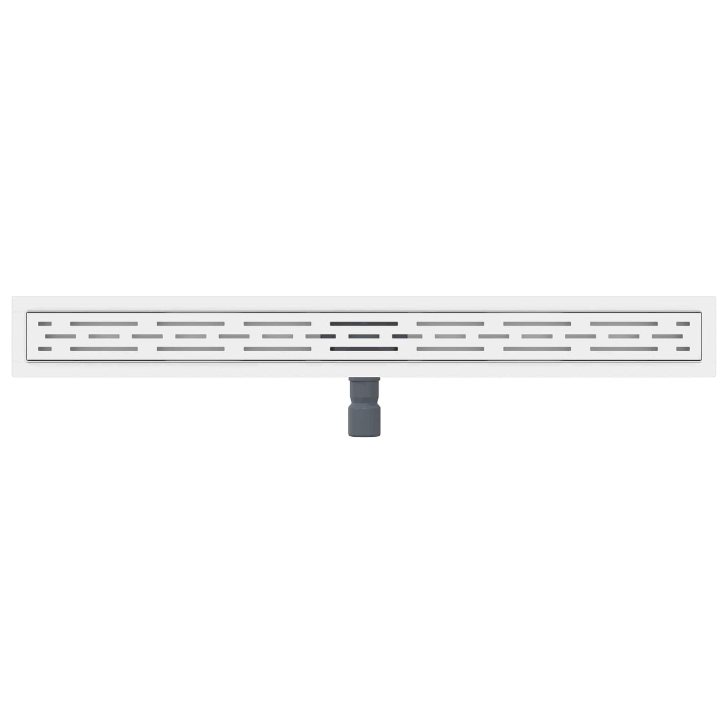 Shower Drain with Line Design Silver 90 cm Stainless Steel 304