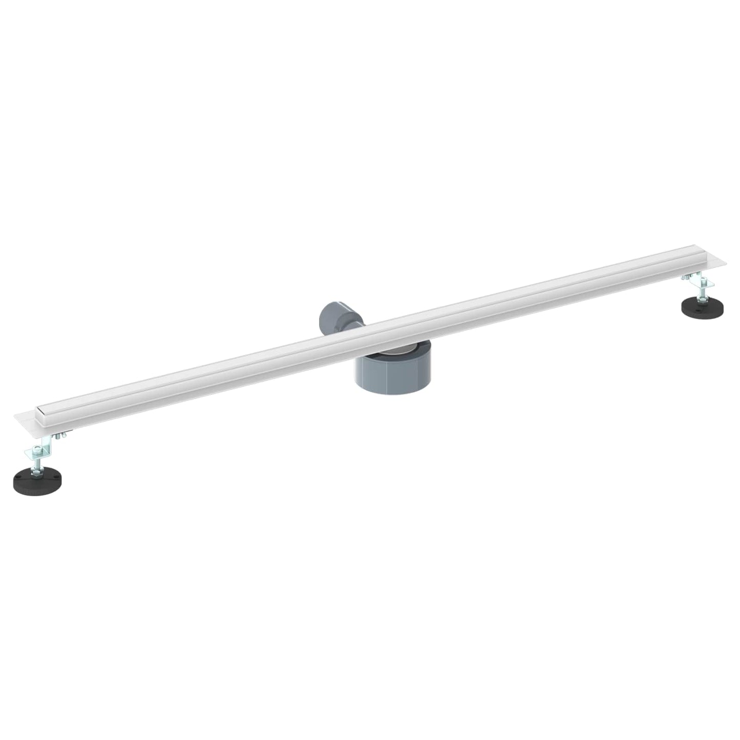 360° Shower Drain with Slim Model Silver 100 cm