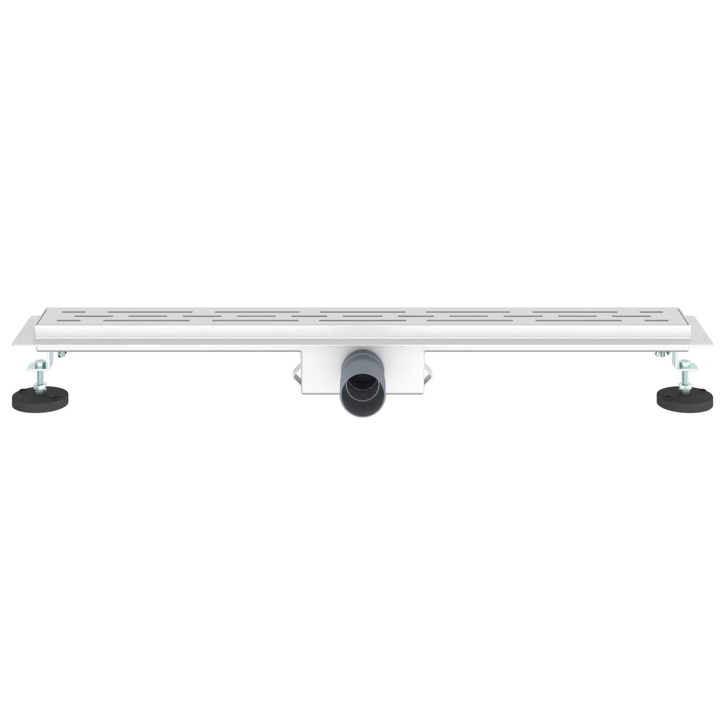 Shower Drain with Line Design Silver 70 cm Stainless Steel 304