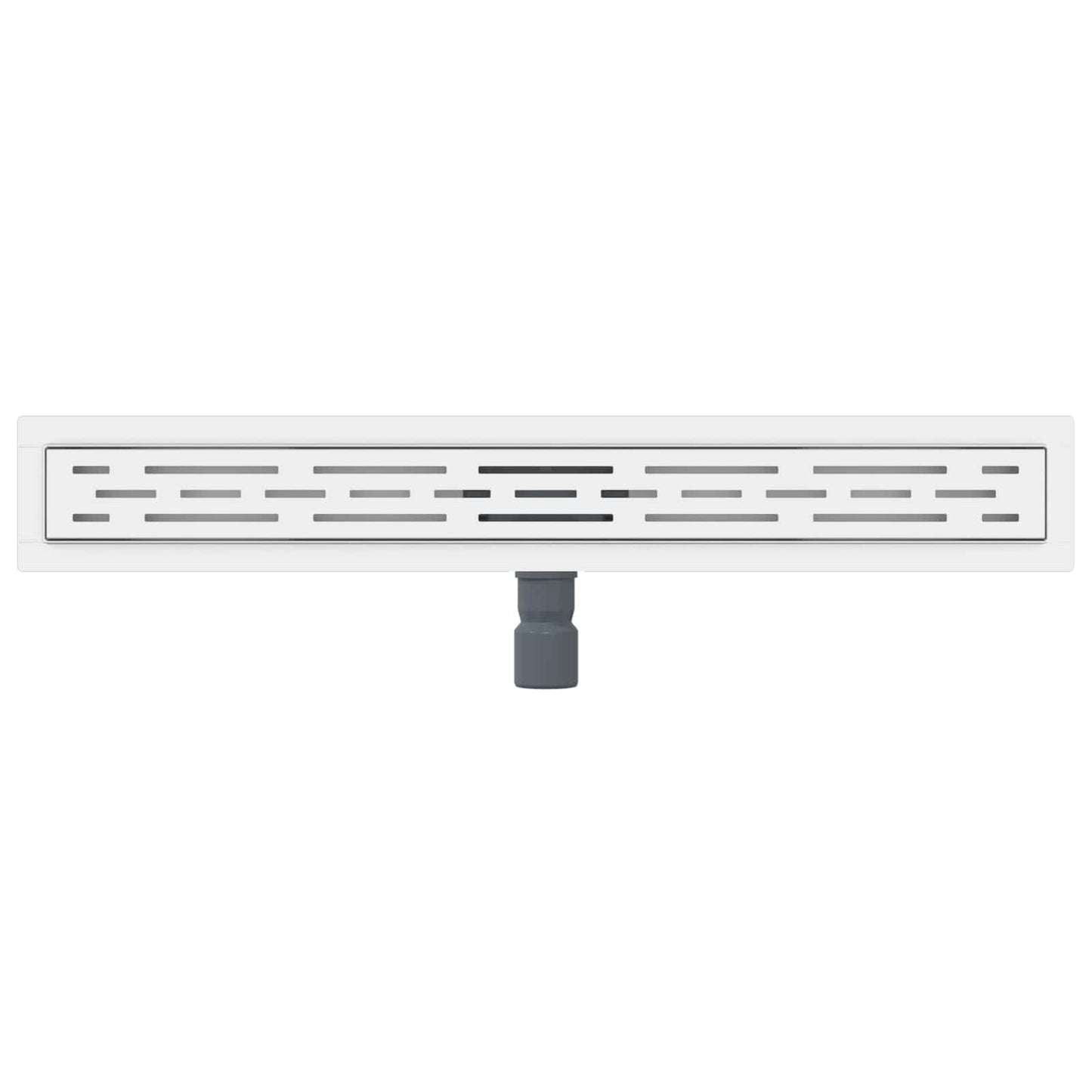 Shower Drain with Line Design Silver 70 cm Stainless Steel 304