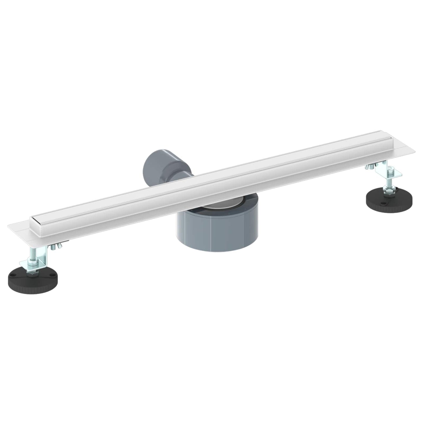360° Shower Drain with Slim Model Silver 50 cm