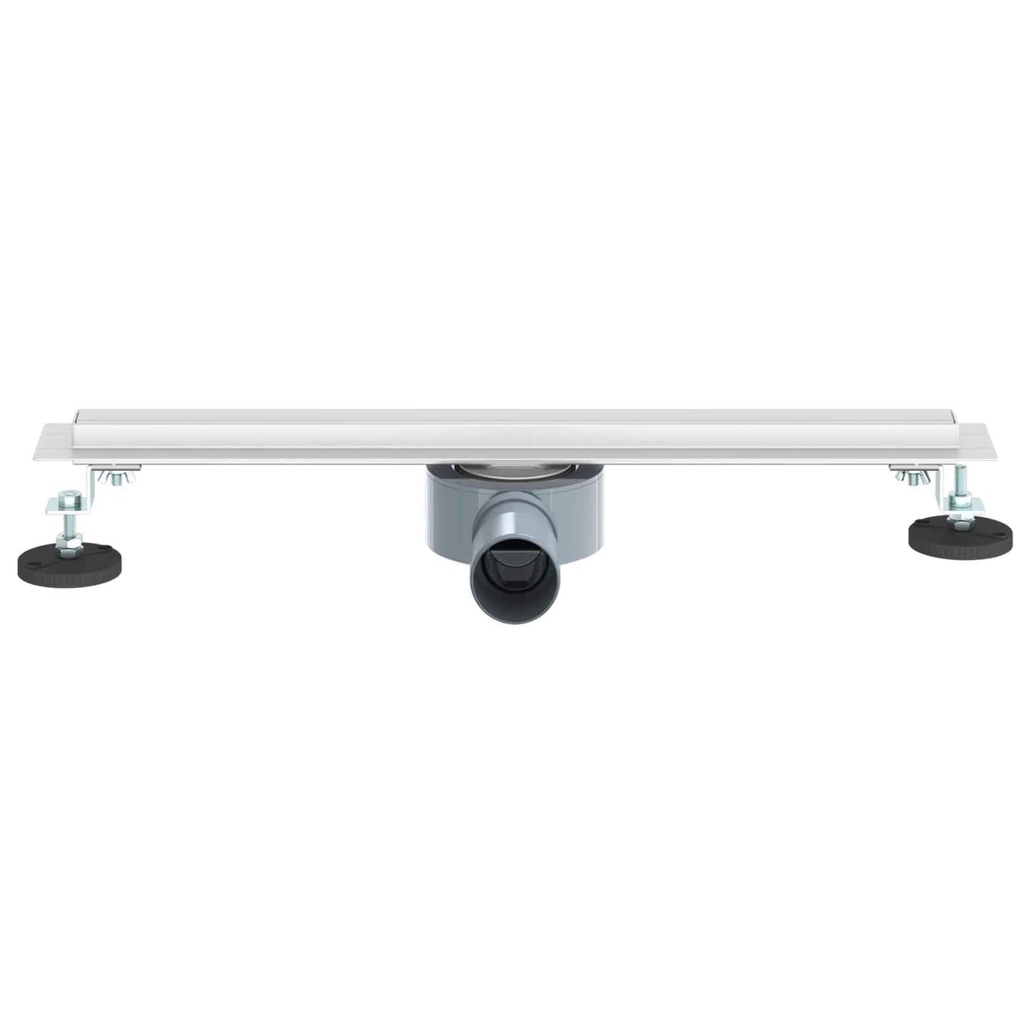 360° Shower Drain with Slim Model Silver 50 cm