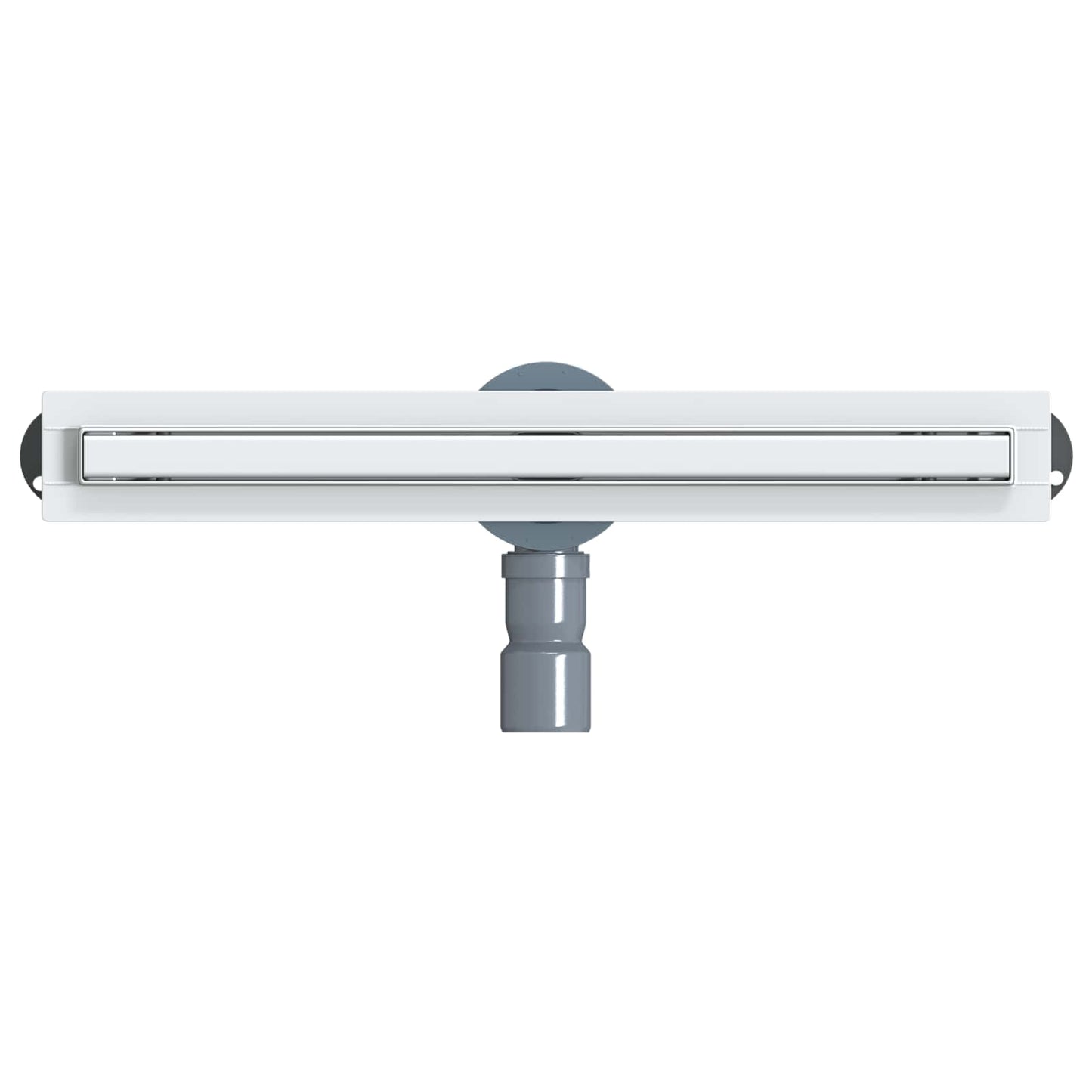 360° Shower Drain with Slim Model Silver 50 cm