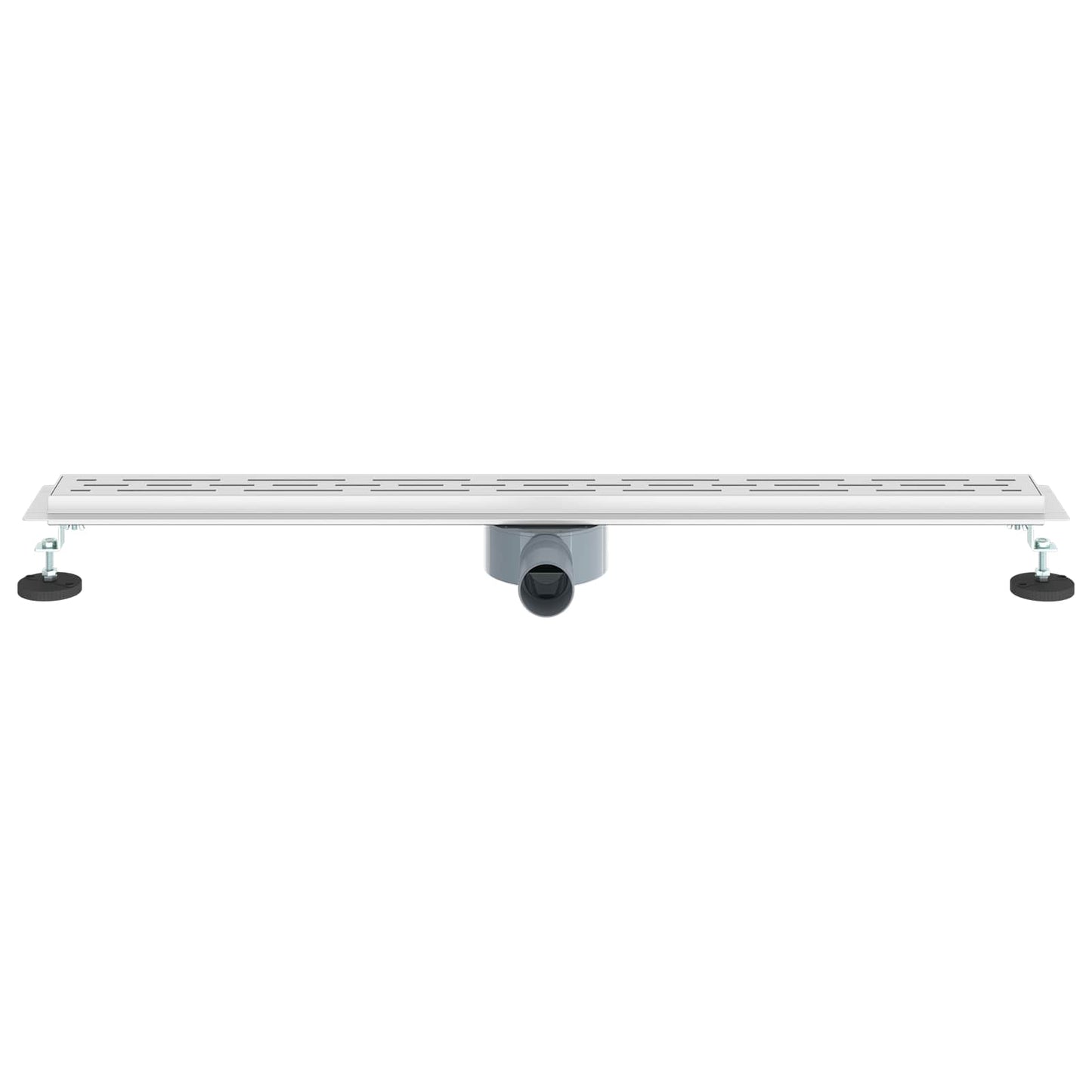 Shower Drain Line Design with 360° Siphon Silver 90 cm
