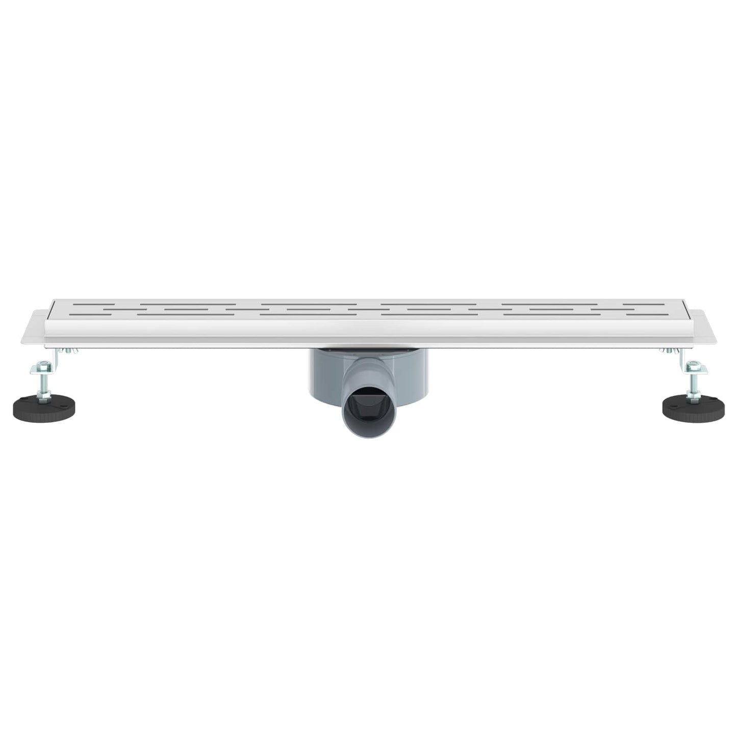 Shower Drain Line Design with 360° Siphon Silver 60 cm